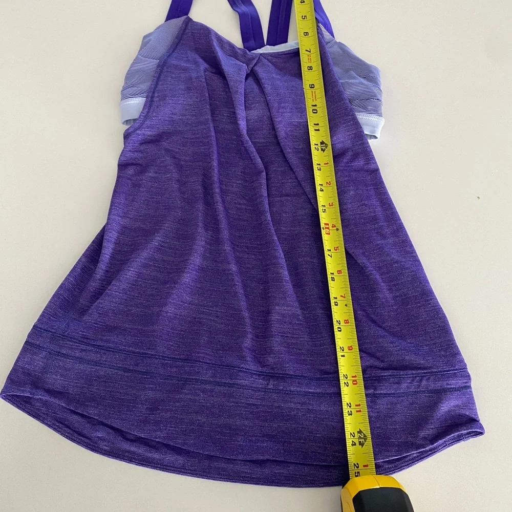 Lululemon Rest Less Tank Purple (Berry) 4